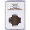 Image 1 : 1788 Period Massachusetts Colonial Cent Coin NGC MS66