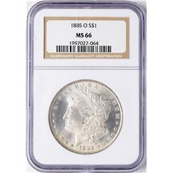 1885-O $1 Morgan Silver Dollar Coin NGC MS66