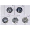Image 1 : Lot of (5) 1960 Proof Franklin Half Dollar Coins