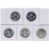 Image 2 : Lot of (5) 1960 Proof Franklin Half Dollar Coins