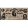 Image 1 : 1864 $100 Confederate States of America Note