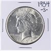 Image 1 : 1934-S $1 Peace Silver Dollar Coin