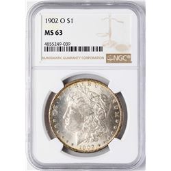 1902-O $1 Morgan Silver Dollar Coin NGC MS63