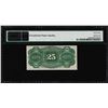 Image 2 : March 3, 1863 25 Cents 4th Issue Fractional Currency Note PMG Ch. Uncirculated 6