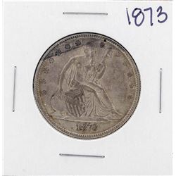 1873 Closed 3 Liberty Seated Half Dollar Coin