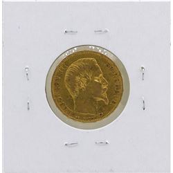 1858-A France 20 Francs Gold Coin
