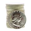Image 1 : Roll of (20) Brilliant Uncirculated 1960 Franklin Half Dollar Coins