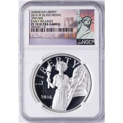 2016-W Proof American Liberty Silver Medal NGC PF70 Ultra Cameo Early Releases