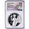 Image 1 : 2016-W Proof American Liberty Silver Medal NGC PF70 Ultra Cameo Early Releases
