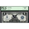 Image 1 : 1899 $1 Black Eagle Silver Certificate Note Fr.236 PCGS Choice About New 55