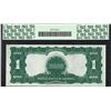 Image 2 : 1899 $1 Black Eagle Silver Certificate Note Fr.236 PCGS Choice About New 55