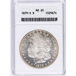 1879-S $1 Morgan Silver Dollar Coin ANACS MS65