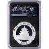 Image 2 : 2018 China Panda Silver Coin NGC MS70 Early Releases Black Core