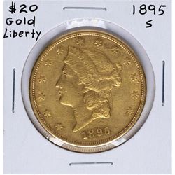 1895-S $20 Liberty Head Double Eagle Gold Coin