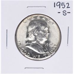 1952-S Franklin Half Dollar Coin