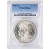 Image 1 : 1881-S $1 Morgan Silver Dollar Coin PCGS MS63