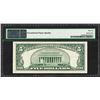 Image 2 : 1953B $5 Silver Certificate Note Fr.1657 PMG Gem Uncirculated 66EPQ