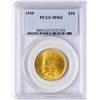 Image 1 : 1910 $10 Indian Head Eagle Gold Coin PCGS MS62