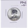 Image 1 : 1945-D Washington Quarter Coin