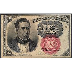 1874 Ten Cents Fifth Issue Fractional Currency Note