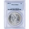 Image 1 : 1881-S $1 Morgan Silver Dollar Coin PCGS MS64