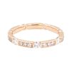 Image 2 : 14KT Rose Gold 0.65 ctw Diamond Eternity Ring