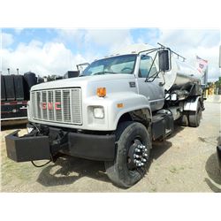 2002 GMC C7500 ASPHALT DISTRIBUTOR TRUCK, VIN/SN:1GDM7H1C32J516382 - S/A, 5 & 2 SPEED TRANS, GVWR 33