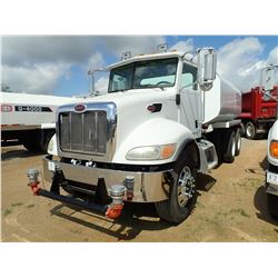 2005 PETERBILT 335 WATER TRUCK, VIN/SN:2NPLLD9X15M857359 - T/A, C7 CAT ENGINE, A/T, 20K REARS, 16K F