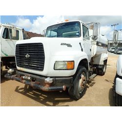 1995 FORD AERO-MAX L9000 WATER TRUCK, VIN/SN:1FTYS95W2SVA84004 - S/A, DIESEL ENGINE, 7 SPD TRANS, 33
