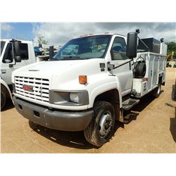 2006 GMC C5500 MECHANICS TRUCK, VIN/SN:1GDE5C1226F417498 -DURAMAX DIESEL ENGINE, A/T, MAINTAINER SER