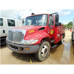 2007 INTERNATIONAL 4200 MECHANICS TRUCK, VIN/SN:1HTMPAFM47H429802 - S/A, INT. VT365 DIESEL ENGINE, 6