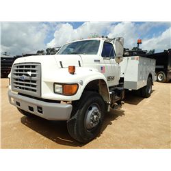 1995 FORD F SERIES MECHANICS TRUCK, VIN/SN:1FDXF80C5SVA62372 - S/A, 210 HP CUMMINS 5.9LTR ENGINE, A/