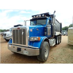 2013 PETERBUILT 367 DUMP TRUCK, VIN/SN:1NPTX4TX7DD196695 - TRI-AXLE, 450HP CUMMINS ISX15 ENGINE, 8LL