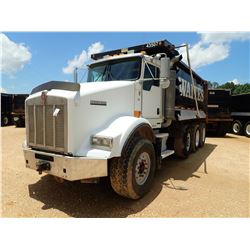 2007 KENWORTH T800 DUMP TRUCK, VIN/SN:1NKDXBTX37J173435 - TRI-AXLE, 475HP CAT ENGINE C-15, 8LL TRANS