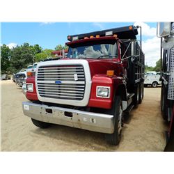 1997 FORD DUMP TRUCK, VIN/SN:1FDZU90X0VVA21806 - TRI-AXLE, 425HP CAT 3406 ENGINE, 866 TRANS, 46K REA