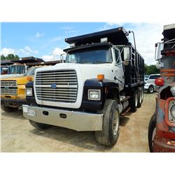 1997 FORD 9000 DUMP TRUCK, VIN/SN:1FDZU90U4VVA21216 - TRI-AXLE, CUMMINS N14 DIESEL ENGINE, 9 SPEED T