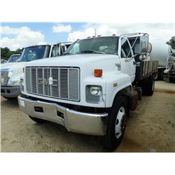 1996 GMC TOP KICK FLATBED DUMP, VIN/SN:1GDJ7H1J9TJ508936 - S/A, DIESEL ENGINE, 6 SPEED TRANS, 25,950