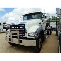 2018 MACK GU713 ROLL OFF TRUCK, VIN/SN:1M2AX09C9JM037549 - T/A, 415HP MACK MP8 ENGINE, MACK M-DRIVE 