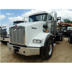 2015 KENWORTH ROLL OFF, VIN/SN:1NKDGGGG10R495831 - GLIDER KIT, DETROIT DIESEL, 8LL TRANS, PIONEER HO