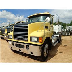 2013 MACK CHU613 TRUCK TRACTOR, VIN/SN:1M1AN07Y2DM015258 - T/A, 445HP MACK MP8 ENGINE, 10 SPEED TRAN