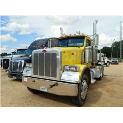 2011 PETERBILT 367 TRUCK TRACTOR, VIN/SN:1XPTDP9X9BD131674 - T/A, 485 HP PACCAR MX ENGINE, 10 SPD TR
