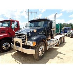 2003 MACK CV713 TRUCK TRACTOR, VIN/SN:1M2AG10Y93M005203 - TRI-AXLE, A460 MACK DIESEL ENGINE, 18 SPEE
