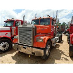 1984 FREIGHTLINER TRUCK TRACTOR, VIN/SN:1F0PYDYB2EH235915 - T/A, CUMMINS ENGINE, 13 SPEED TRANS, AIR