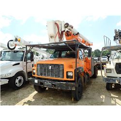 1996 GMC TOPKICK BUCKET TRUCK, VIN/SN:1GDL7H1P0TJ509034 - S/A, GAS ENGINE, 5 SPEED TRANS