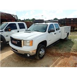 2013 GMC 3500HD SERVICE TRUCK, VIN/SN:1GD412C81DF188974 - CREW CAB, DURAMAX DIESEL ENGINE, A/T, KNAP