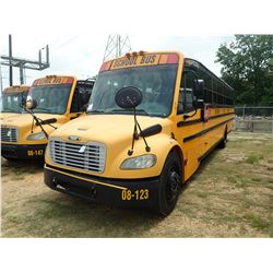 2008 THOMAS SAFE-T-LINER SCHOOL BUS, VIN/SN:4UZABRC538C4Y8377 - MERCEDES BENZ DIESEL ENGINE, ALLISON