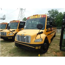 2008 THOMAS SAFE-T-LINER SCHOOL BUS, VIN/SN:4UZABRCS68CY48311 - MERCEDES BENZ DIESEL ENGINE, ALLISON