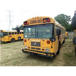 BLUEBIRD SCHOOL BUS, VIN/SN:213325 - 47 PASSENGER, A/T