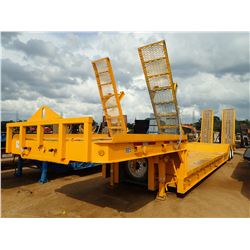 1994 LOWBOY TRAILER, VIN/SN:1CD2L4827RA004774 - T/A, 50' LENGTH, 102" WIDTH, DOVETAIL, HYD RAMPS, MO