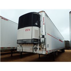 2007 GREAT DANE VAN TRAILER, VIN/SN:1GRAA06247S703017 - T/A, REEFER, 53' LENGTH, BARN DOOR, 295/75R2